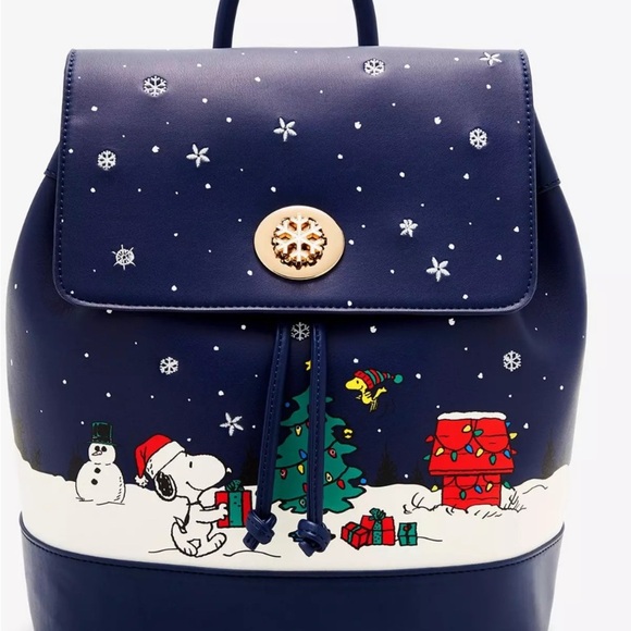 Peanuts Snoopy & Woodstock Light-Up Flap Mini Backpack Her Universe NWT​